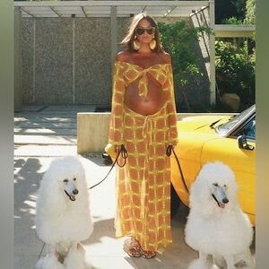 Bananhot | NWT! Grace Top + Hayzel Skirt in Yellow Sunset Size: Large